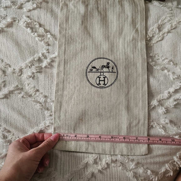 Authentic Hermes Tweed Dust Bag - Picture 5 of 6